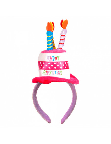 Diadema mini sombrero cumpleaños detalle