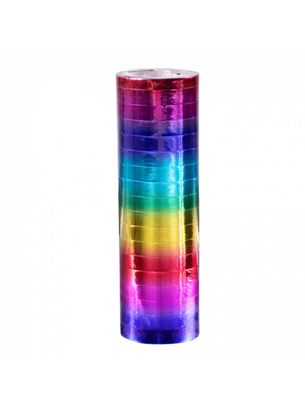 Serpentina metalizada multicolor