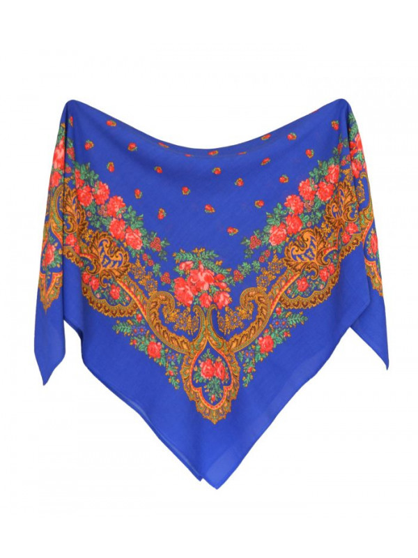 Pañuelo portugues pequeño azul 2