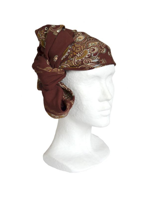 Pañuelo portugues pequeño granate