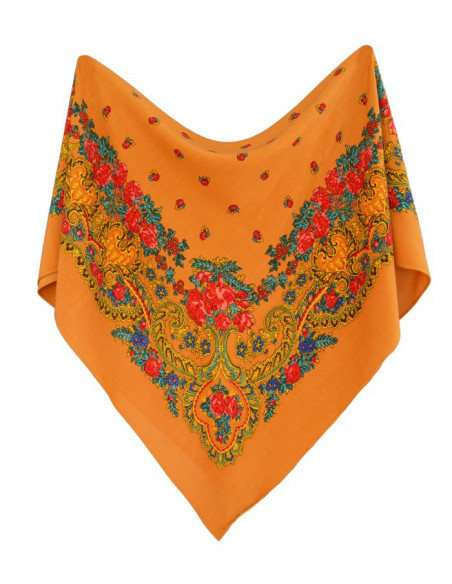 Pañuelo portugues pequeño naranja 2