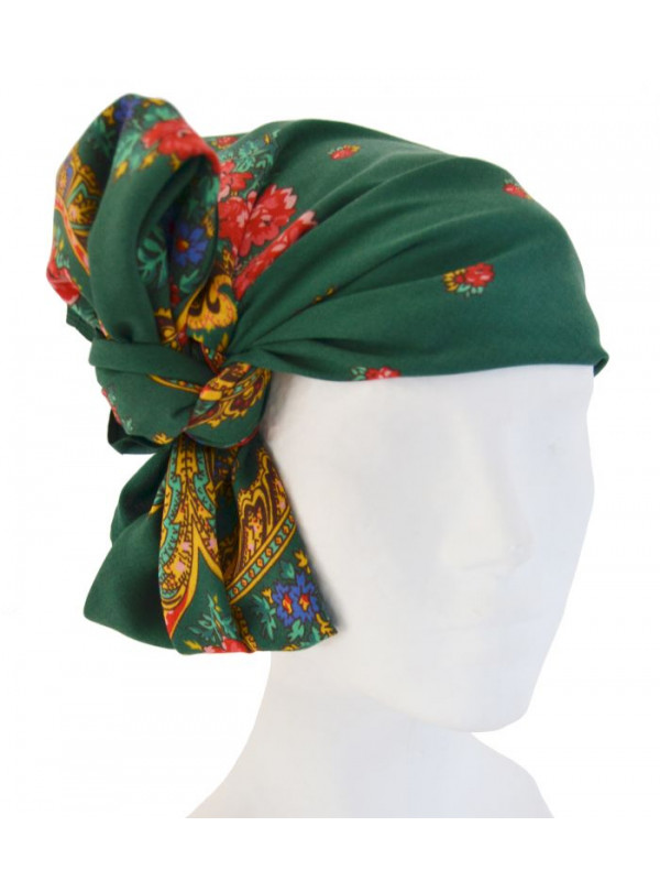 Pañuelo portugues pequeño verde botella