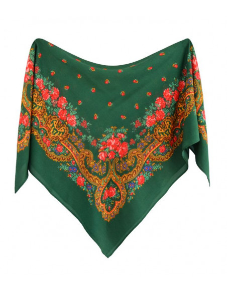 Pañuelo portugues pequeño verde botella