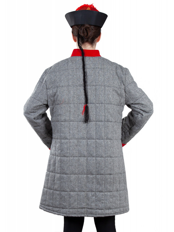 Disfraz abrigo chino adulto espalda