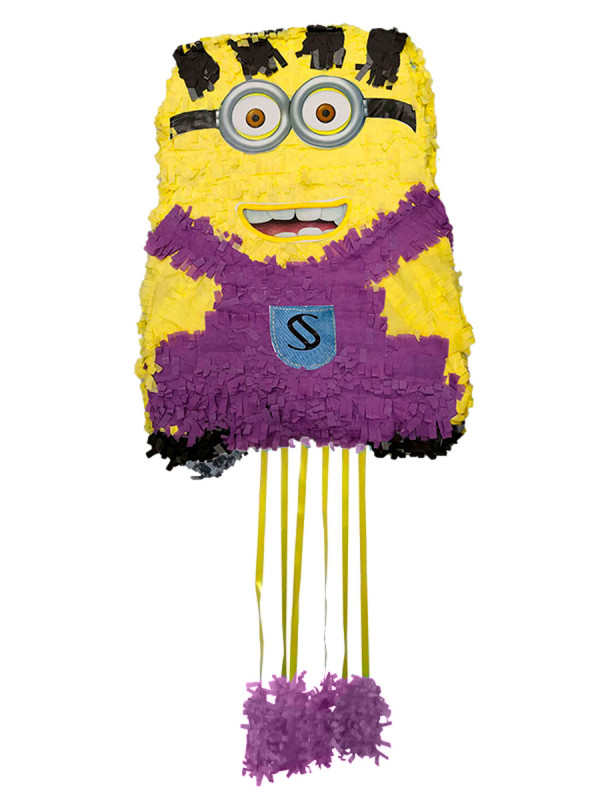 Piñata mediana Minion morada
