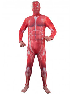Disfraz músculos cuerpo humano
