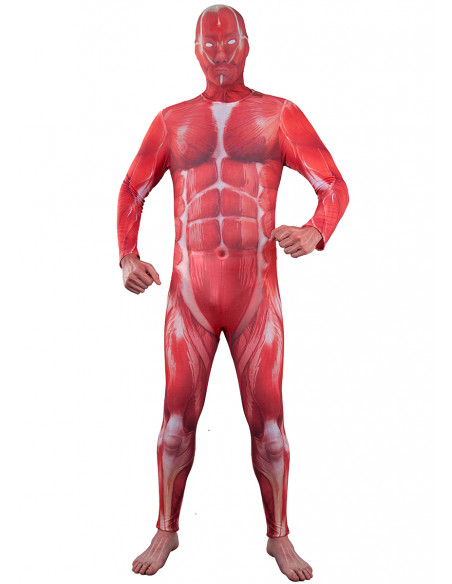 Disfraz músculos cuerpo humano