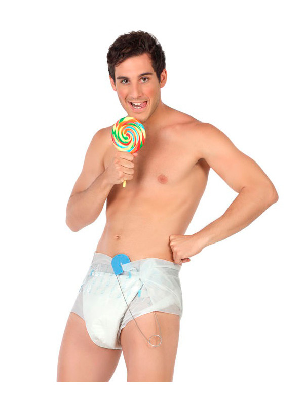 Set disfraz de bebé para adulto