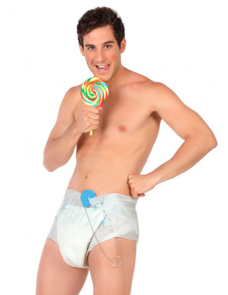 Set disfraz de bebé para adulto