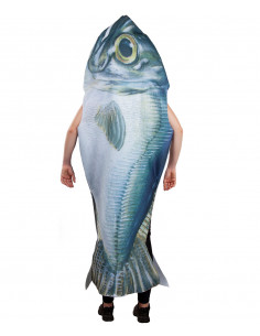 Disfraz pez Merluzo para adulto 2