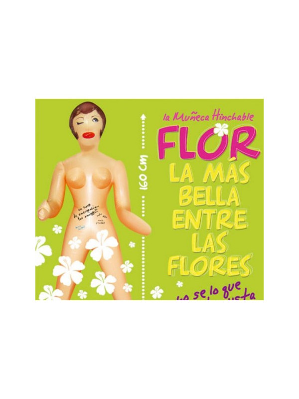 Muñeca hinchable flor
