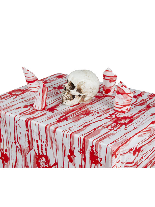 Mantel Halloween con servilletas detalle