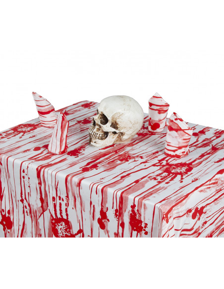 Mantel Halloween con servilletas detalle