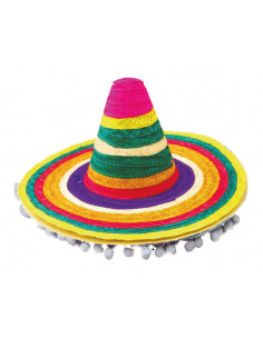 Gorro mexicano multicolor infantil