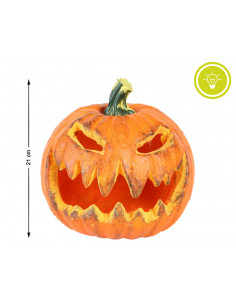 Calabaza terror con luz 2