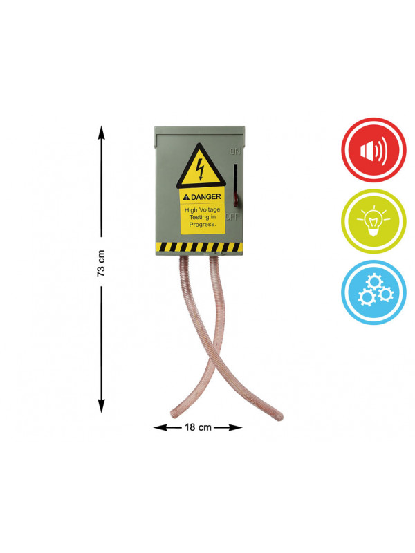 Caja de fusibles con luz y movimiento medidas