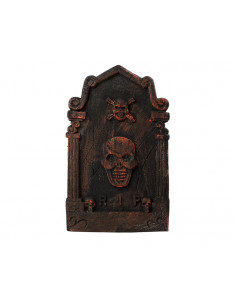 Lápida Halloween calavera