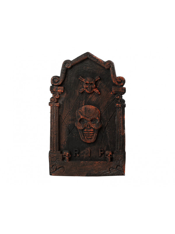 Lápida Halloween calavera