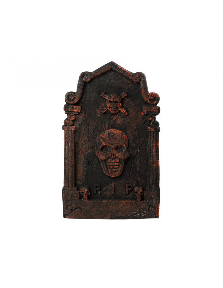 Lápida Halloween calavera