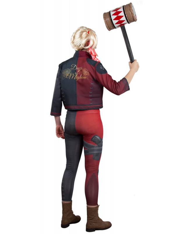 Disfraz Harley arlequina para mujer espalda