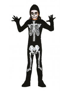 Disfraz esqueleto siniestro infantil