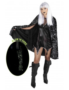 Capa telaraña que brilla en...