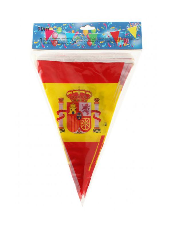 Banderines España de plástico
