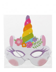 Antifaces unicornio 6 unidades