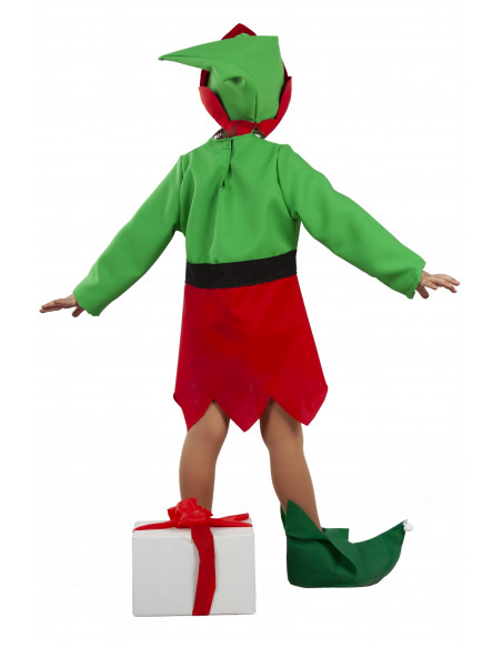 Disfraz elfo bebé niña espalda