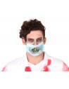 Máscarilla doctor zombie con dientes