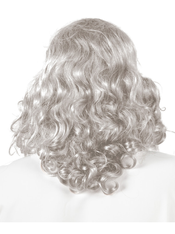 Peluca y barba Rey Mago deluxe espalda