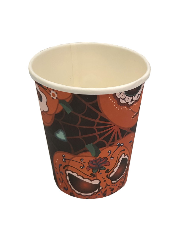 6 Vasos calabaza para Halloween