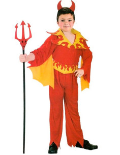 Disfraz demonio del infierno infantil