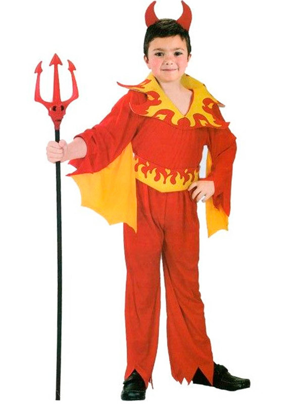 Disfraz demonio del infierno infantil