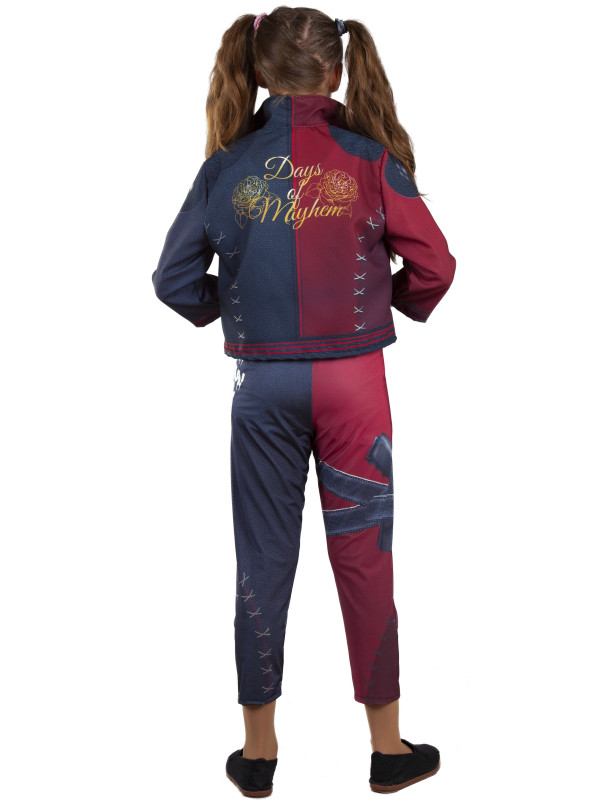 Disfraz Harley arlequina para niña espalda