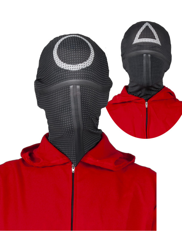 Máscara juego del calamar triángulo cuadrado