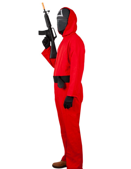 Disfraz Juego del Calamar triángulo círculo infantil perfil