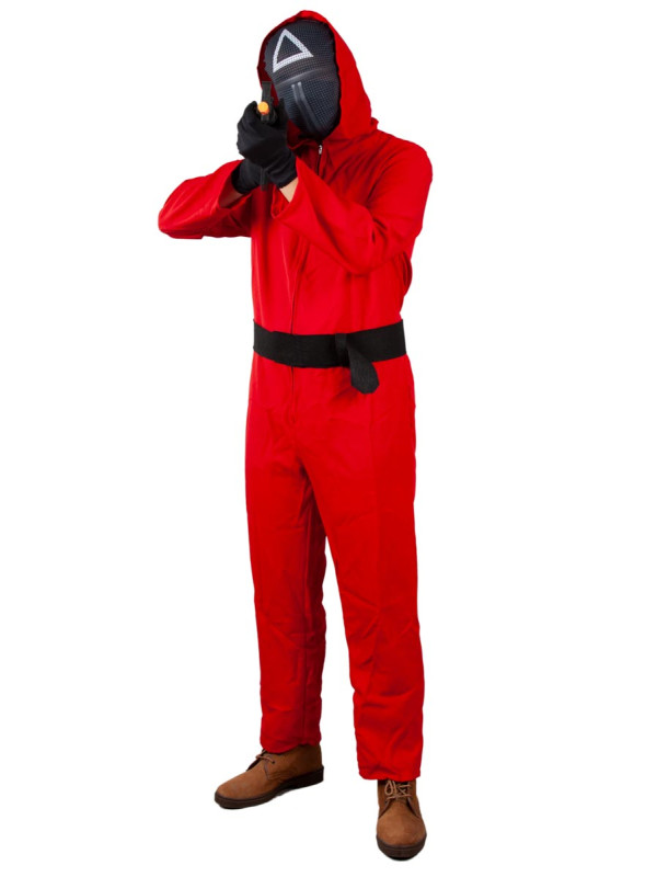 Disfraz Juego del Calamar triángulo cuadrado infantil