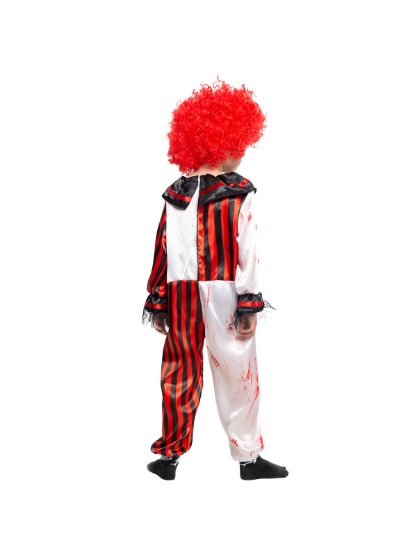 Disfraz payaso asesino niño espalda