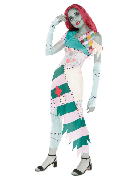 Disfraz muñeca de trapo mujer