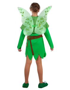 Disfraz campanilla verde para niña 2
