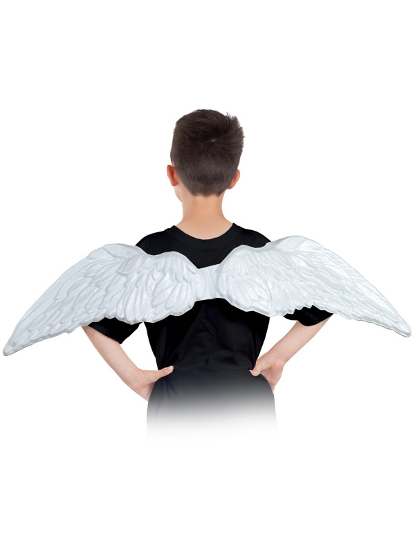 Alas de goma eva medianas blancas