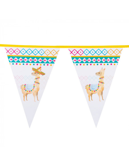 Banderines Llama decoración