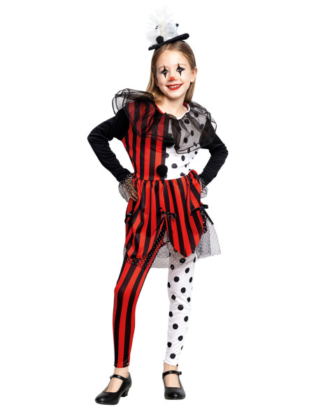 Disfraz payasita asesina niña