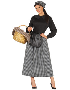 Disfraz castañera para mujer