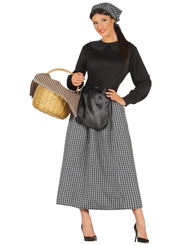 Disfraz castañera para mujer