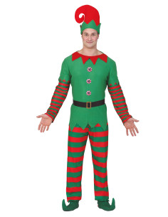 Disfraz elfo navideño para hombre