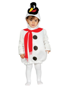 Disfraz muñeco de nieve para bebé