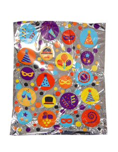 Bolsa cotillón metalizada