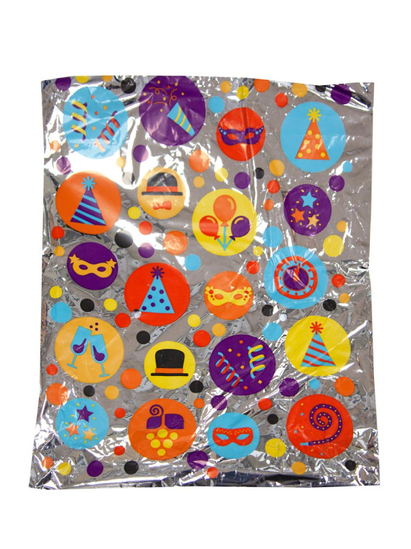 Bolsa cotillón metalizada